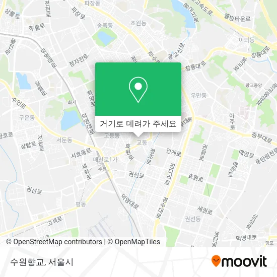 수원향교 지도