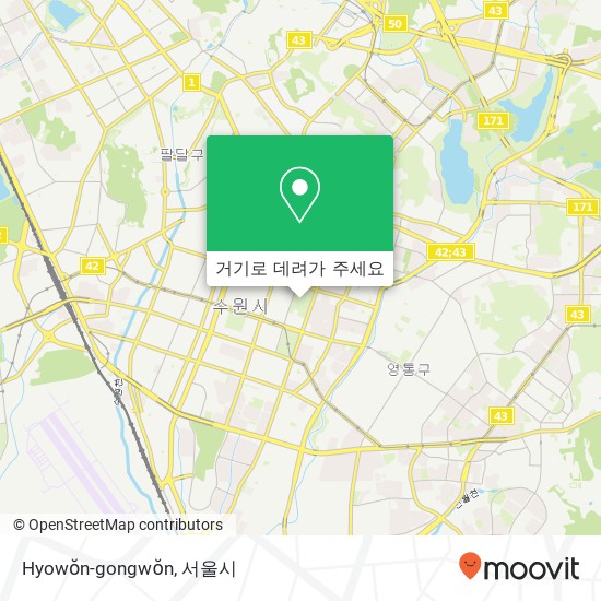 Hyowŏn-gongwŏn 지도