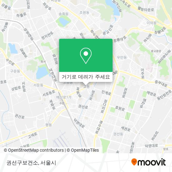 권선구보건소 지도