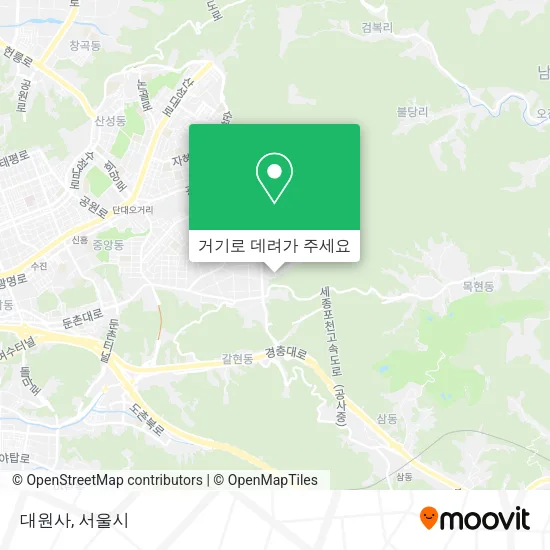 대원사 지도