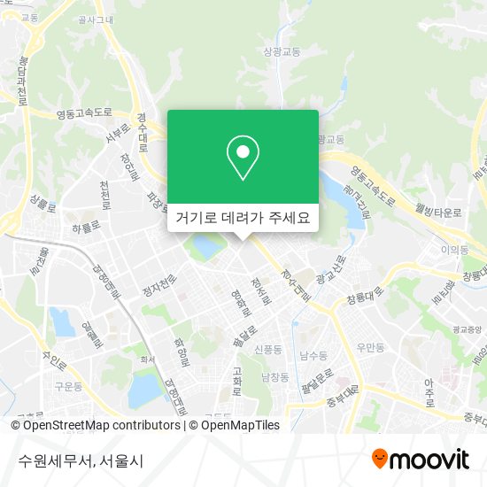 수원세무서 지도