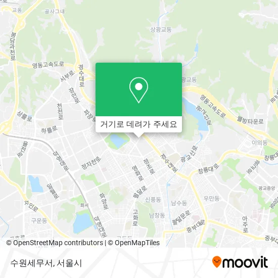 수원세무서 지도
