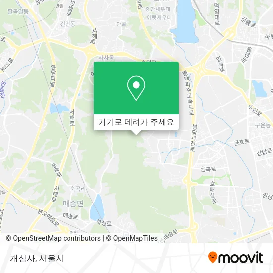 개심사 지도