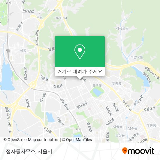 정자동사무소 지도