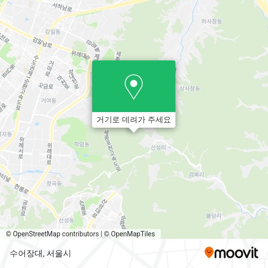 수어장대 지도