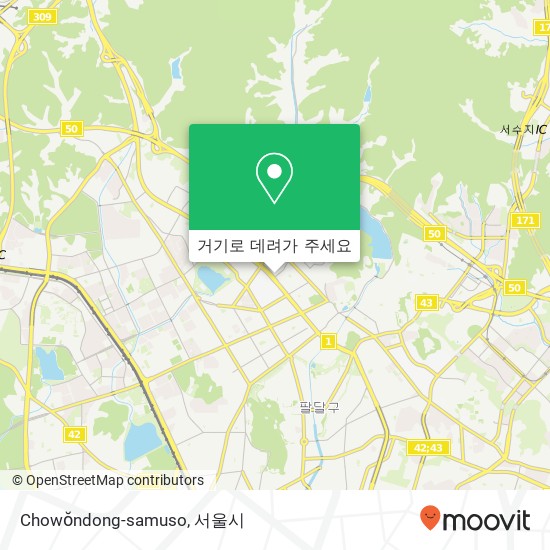 Chowŏndong-samuso 지도
