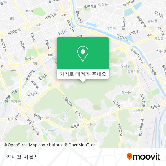 약사절 지도