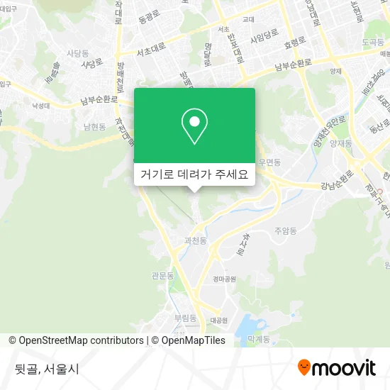 뒷골 지도