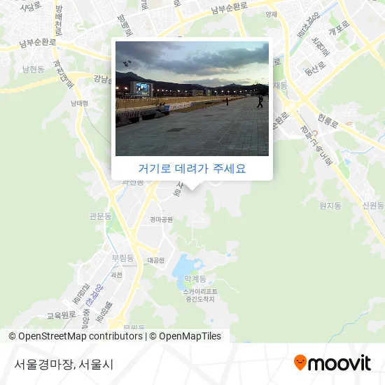 서울경마장 지도