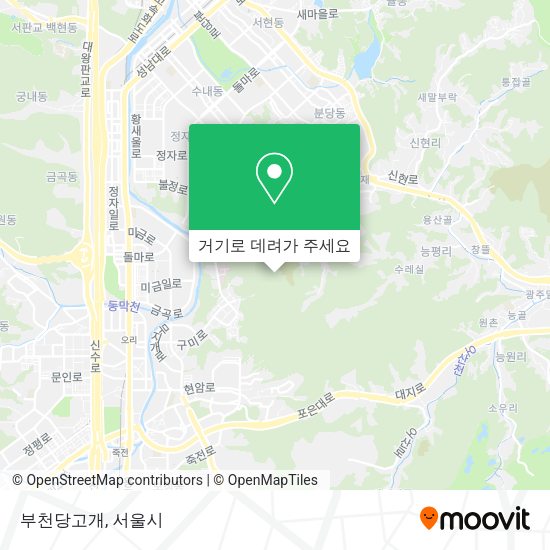 부천당고개 지도