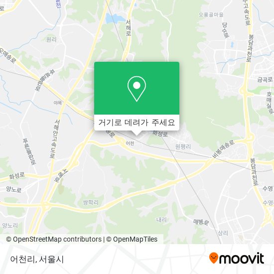 어천리 지도