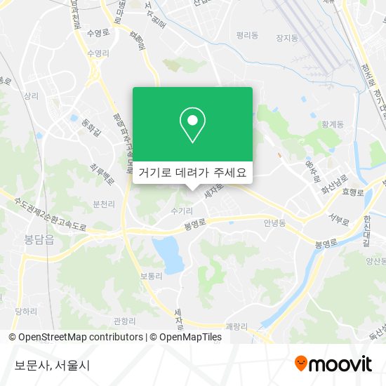 보문사 지도
