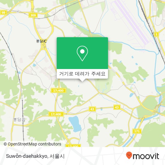Suwŏn-daehakkyo 지도