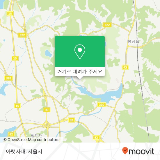 아랫사내 지도