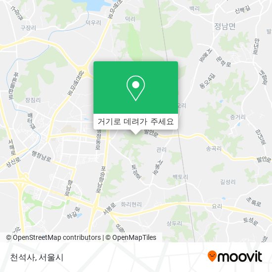 천석사 지도