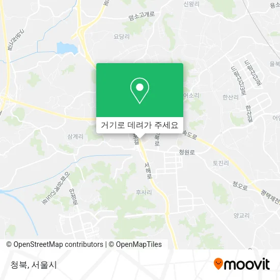 청북 지도