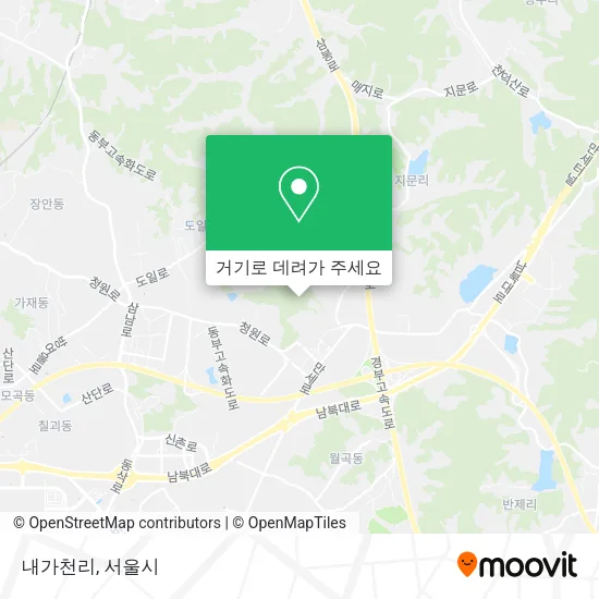 내가천리 지도