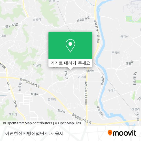 어연한산지방산업단지 지도