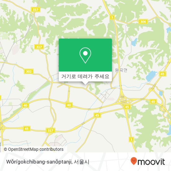 Wŏn’gokchibang-sanŏptanji 지도