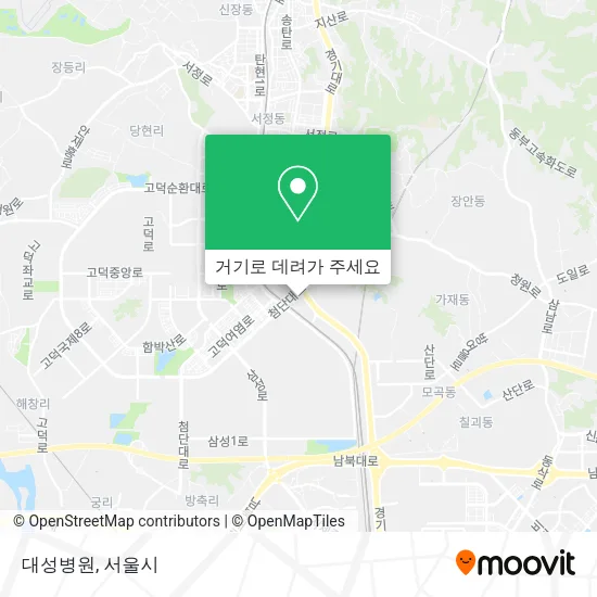 대성병원 지도