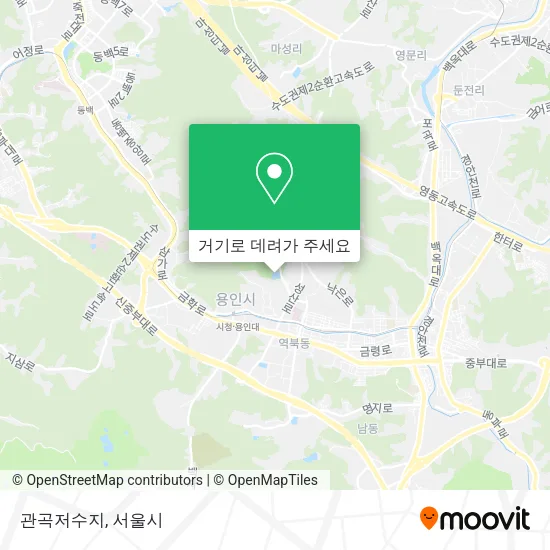 관곡저수지 지도