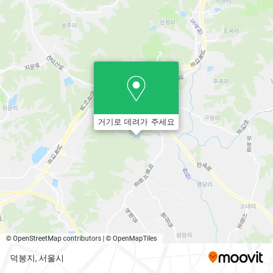 덕봉지 지도