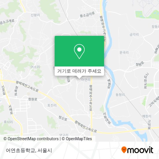 어연초등학교 지도
