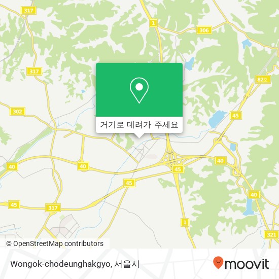 Wongok-chodeunghakgyo 지도