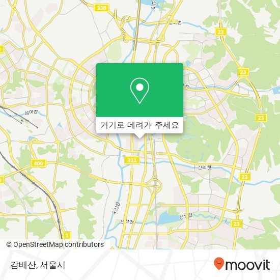 감배산 지도