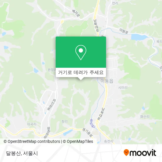 달봉산 지도