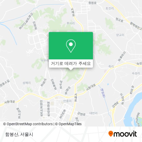 함봉산 지도