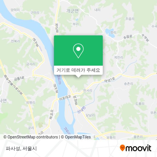 파사성 지도