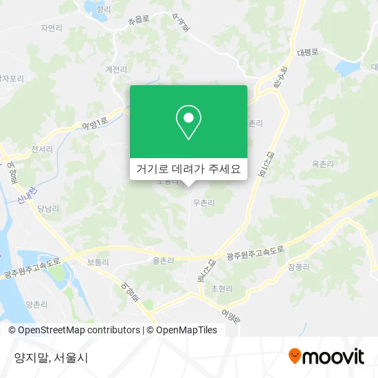 양지말 지도