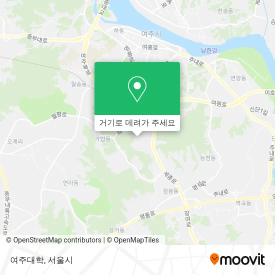 여주대학 지도