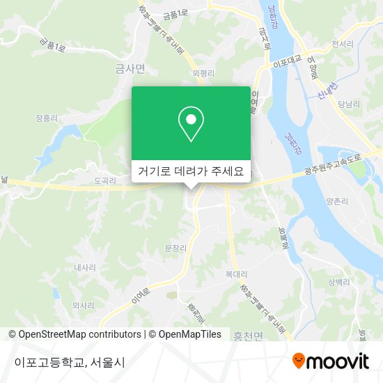 이포고등학교 지도