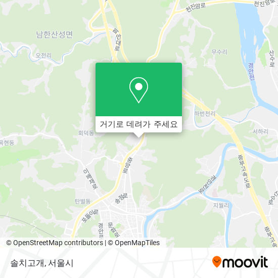 솔치고개 지도