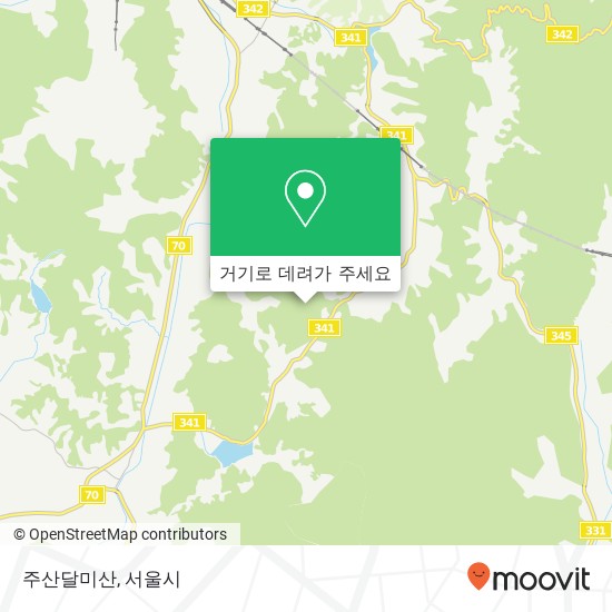 주산달미산 지도