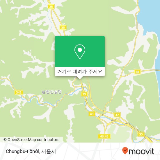 Chungbu-t’ŏnŏl 지도