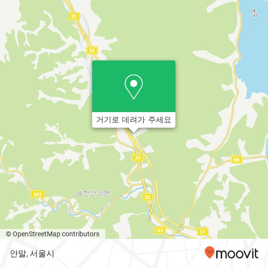 안말 지도