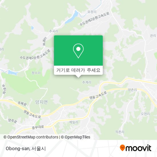 Obong-san 지도