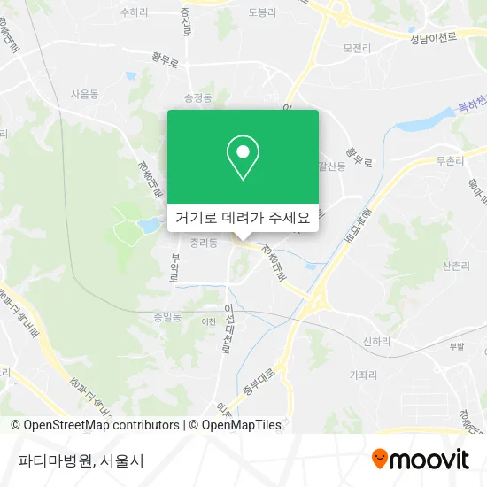 파티마병원 지도