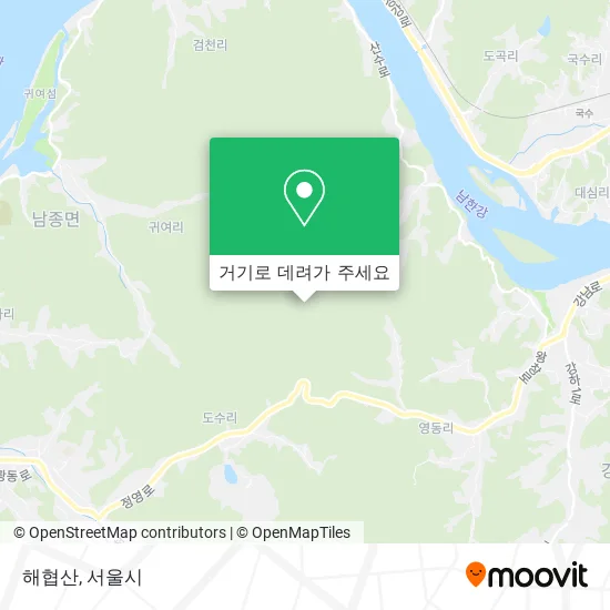 해협산 지도