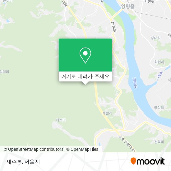 새주봉 지도