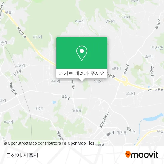 금산이 지도