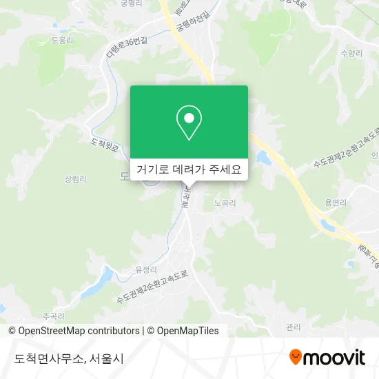 도척면사무소 지도