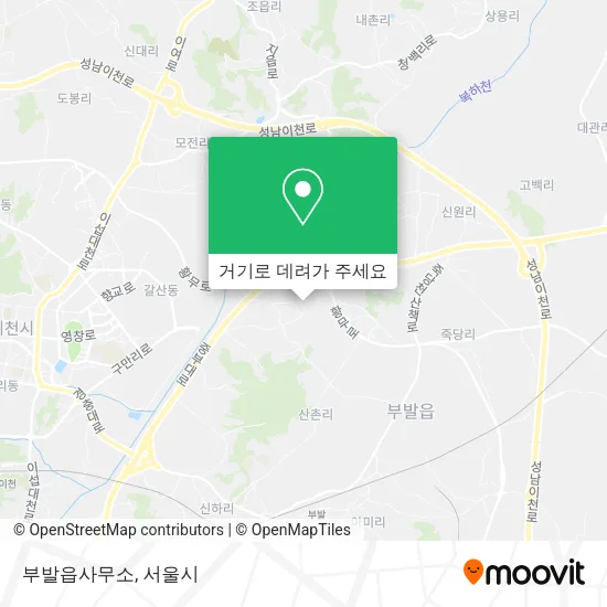부발읍사무소 지도