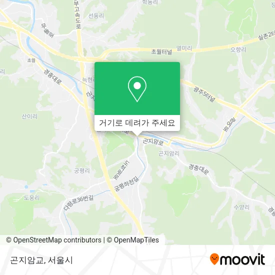 곤지암교 지도