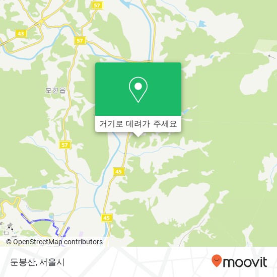 둔봉산 지도