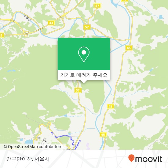 안구만이산 지도