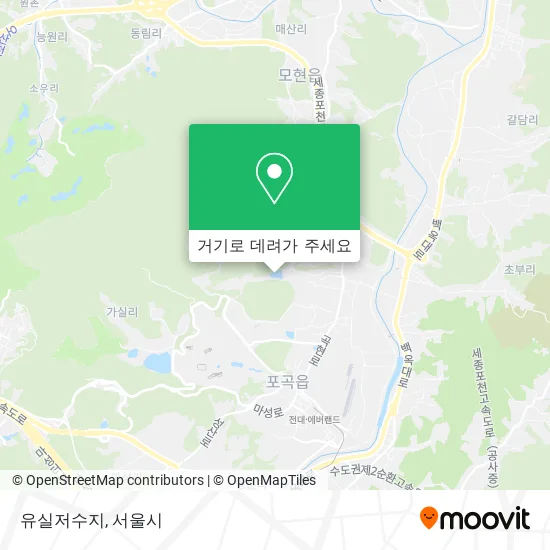 유실저수지 지도